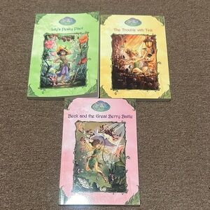 Disney Fairies (Tink, Beck, Lily) soft cover book, pre-owned